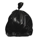 Heritage High-Density Waste Can Liners, 45 Gal, 22 Microns, 48" X 40", Black, 150/Carton - HERZ8048WKR01 - TotalRestroom.com