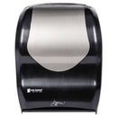 San Jamar Smart System With Iq Sensor Towel Dispenser, 16 1/2 X 9 3/4 X 12, Black/Silver - SJMT1470BKSS - TotalRestroom.com