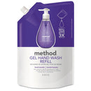 Method Gel Hand Wash Refill, French Lavender, 34 Oz Pouch, 6/Carton - MTH00654CT - TotalRestroom.com