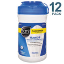 Sani Professional Hands Instant Sanitizing Wipes, 6 X 5, White, 150/Canister, 12/Ct - NICP43572CT