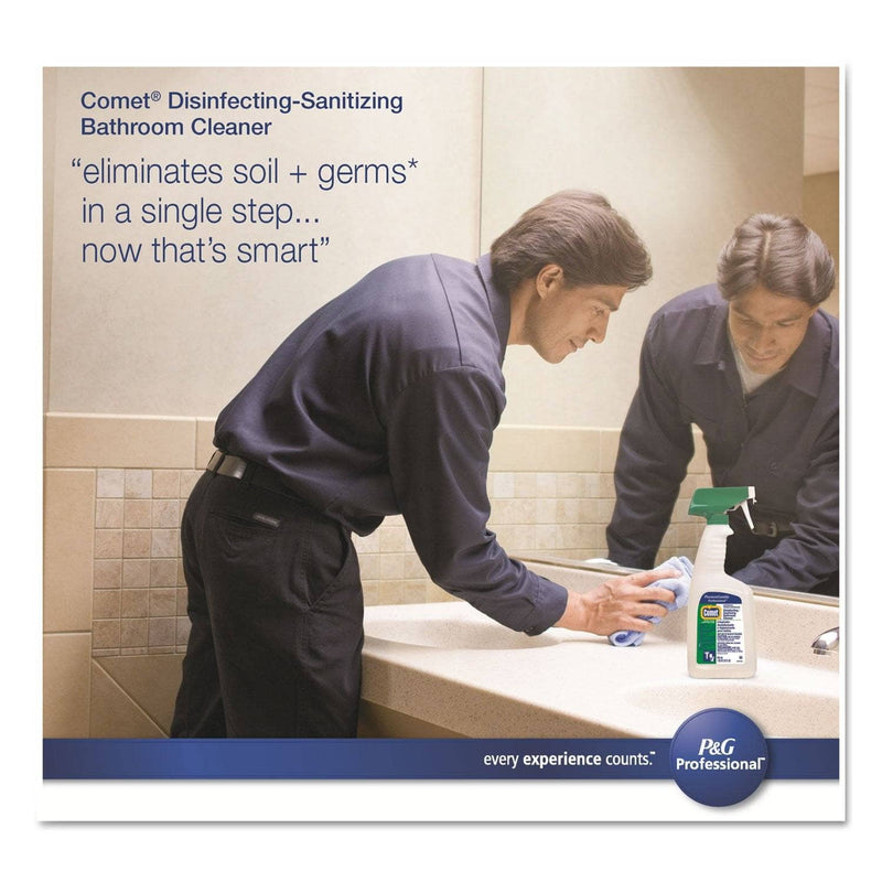 Comet Disinfecting-Sanitizing Bathroom Cleaner, One Gallon Bottle, 3/Carton - PGC22570CT - TotalRestroom.com