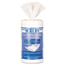 Scrubs Glass Cleaner Wipes, 6 X 10 1/2, White, 90 Canister/Pack, 6 Cans/Carton - ITW98528 - TotalRestroom.com