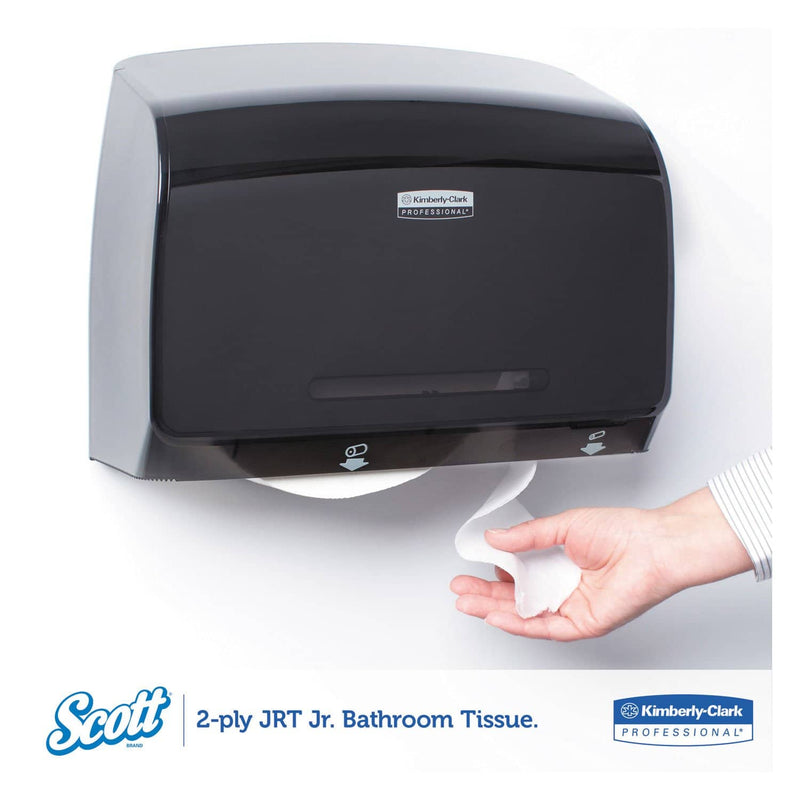 Scott Essential Jrt Bathroom Tissue, Septic Safe, 2-Ply, White, 1000 Ft, 12 Rolls/Carton - KCC07805 - TotalRestroom.com