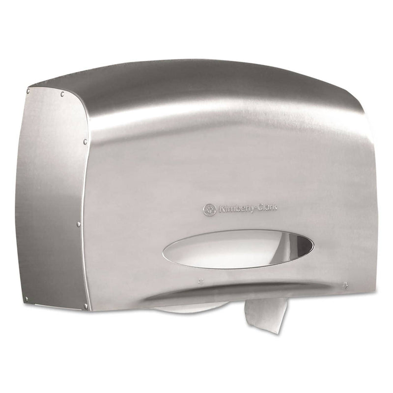 Scott Pro Coreless Jumbo Roll Tissue Dispenser, Ez Load, 6X9.8X14.3, Stainless Steel - KCC09601 - TotalRestroom.com