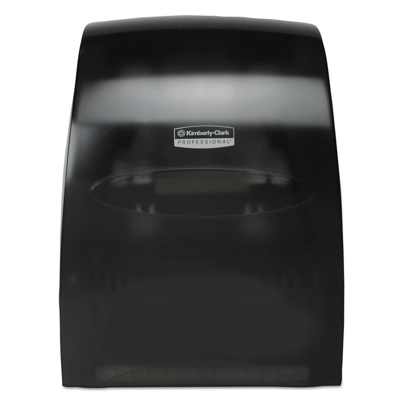Kimberly-Clark Sanitouch Hard Roll Towel Dispenser, 12 63/100W X 10 1/5D X 16 13/100H, Smoke - KCC09996 - TotalRestroom.com