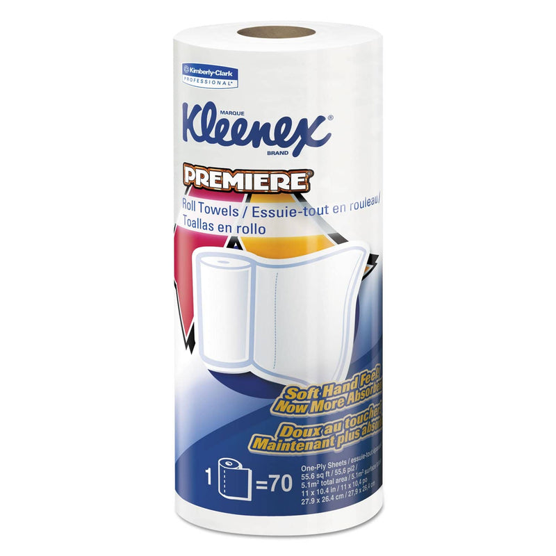Kleenex Premiere Kitchen Roll Towels, White, 70/Roll, 24 Rolls/Carton - KCC13964 - TotalRestroom.com