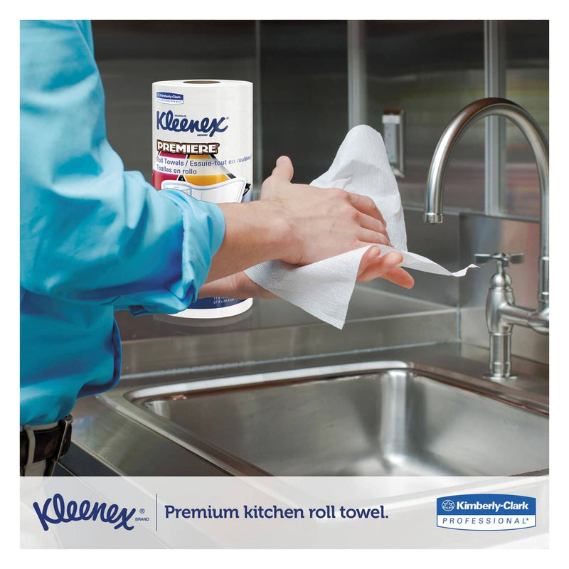 Kleenex Premiere Kitchen Roll Towels, White, 70/Roll, 24 Rolls/Carton - KCC13964 - TotalRestroom.com