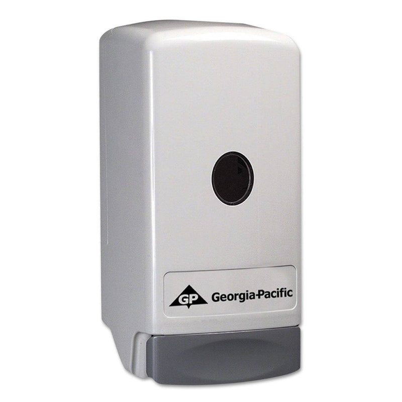Georgia Pacific Handi-Fresh Manual Universal Liquid Soap Dispenser, 4.5" X 4.75" X 10", Gray, 12/Carton - GPC53251 - TotalRestroom.com