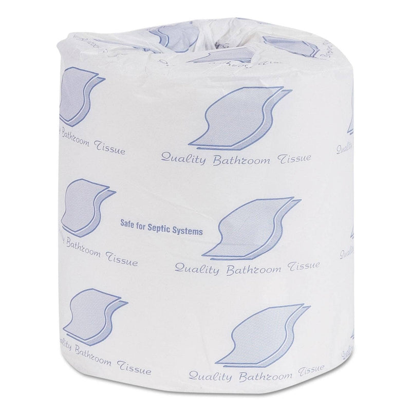 GEN Bath Tissue, Wrapped, Septic Safe, 2-Ply, White, 300 Sheets/Roll, 96 Rolls/Carton - GEN999B - TotalRestroom.com
