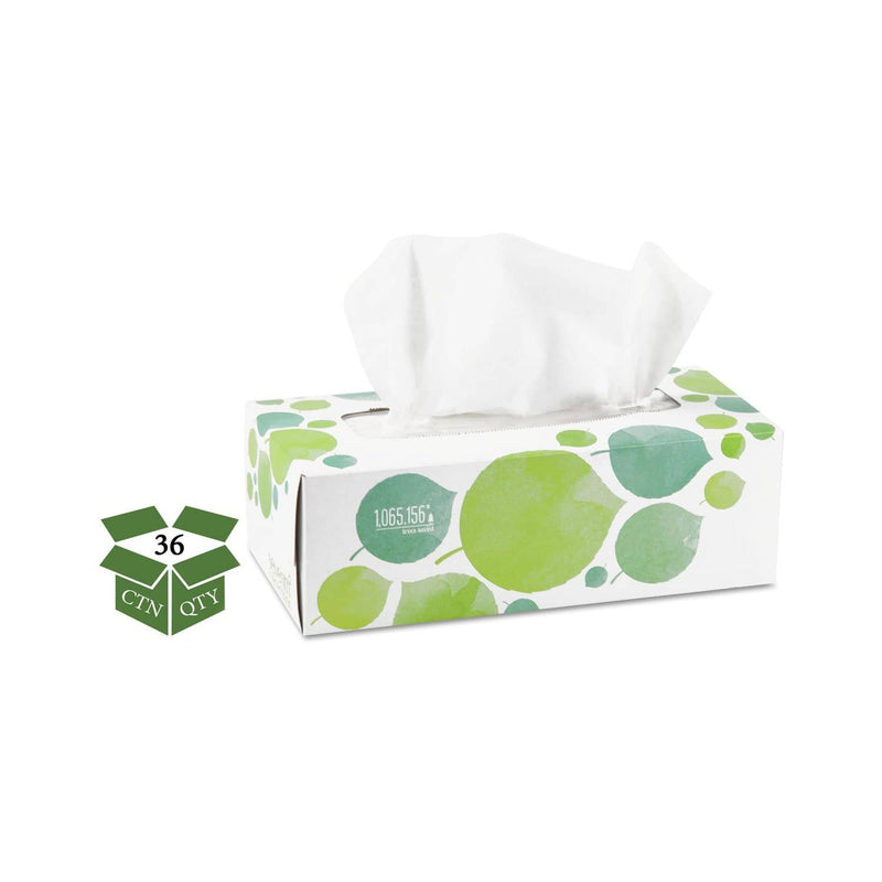 Seventh Generation 100% Recycled Facial Tissue, 2-Ply, 175 Sheets/Box, 36 Boxes/Carton - SEV13712CT - TotalRestroom.com