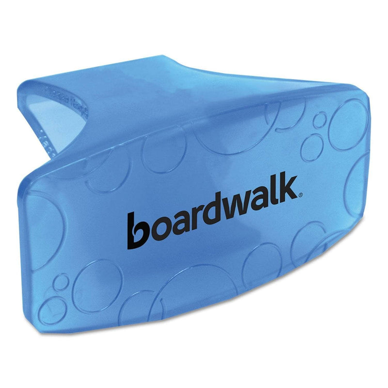 Boardwalk Bowl Clip, Cotton Blossom Scent, Blue, 12/Box, 6 Boxes/Carton - BWKCLIPCBLCT - TotalRestroom.com