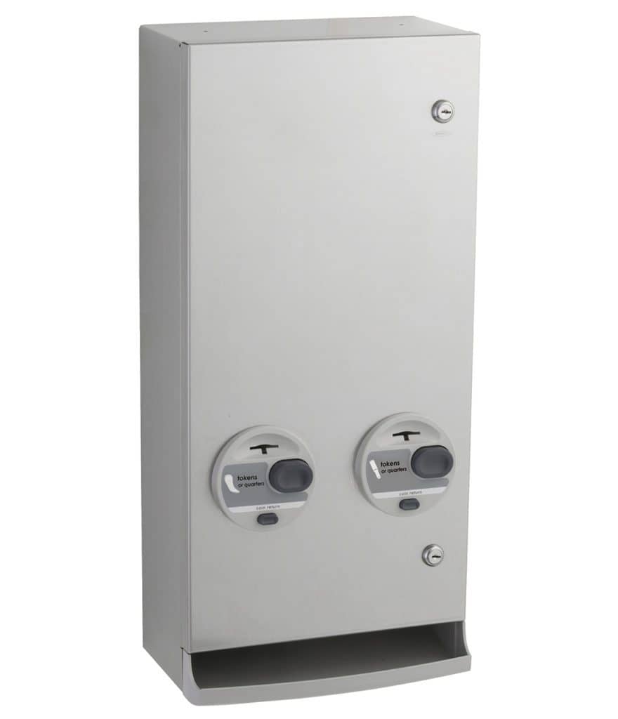 Bobrick B-47064C Napkin / Tampon Vendor, Free Vend Operation
