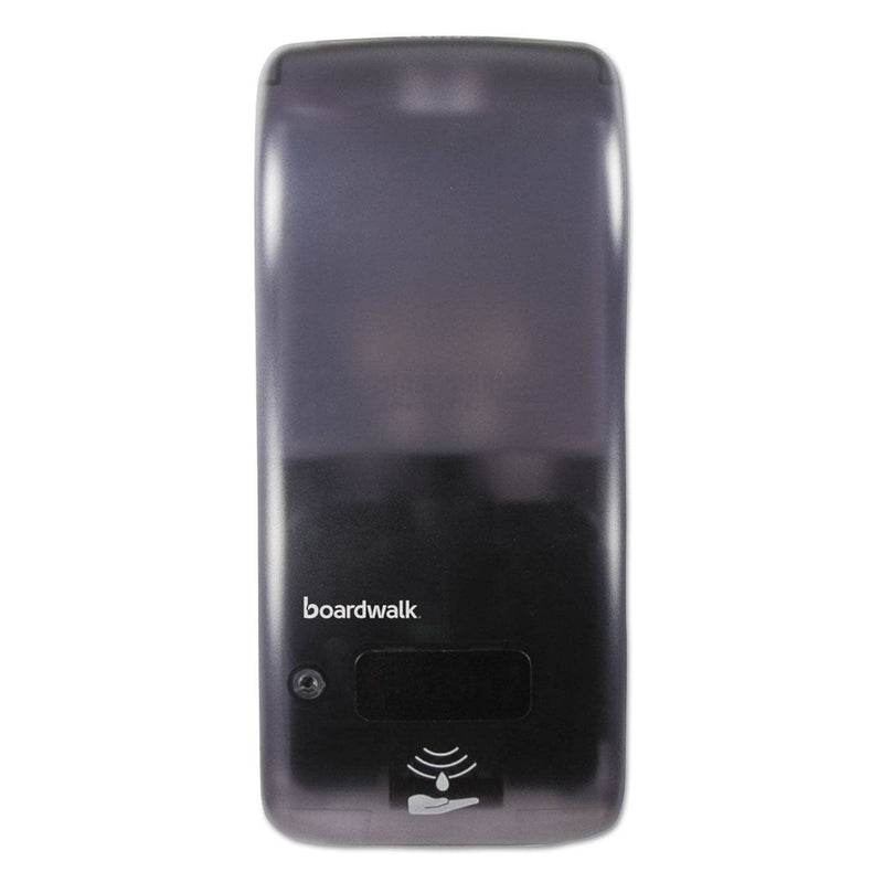 Boardwalk Rely Hybrid Liquid Soap And Hand Sanitizer Dispenser, 900 Ml, 5.5" X 4" X 12", Black - BWKSH900SBBW - TotalRestroom.com