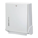San Jamar True Fold C-Fold/Multifold Paper Towel Dispenser, White, 11 5/8 X 5 X 14 1/2 - SJMT1905WH - TotalRestroom.com