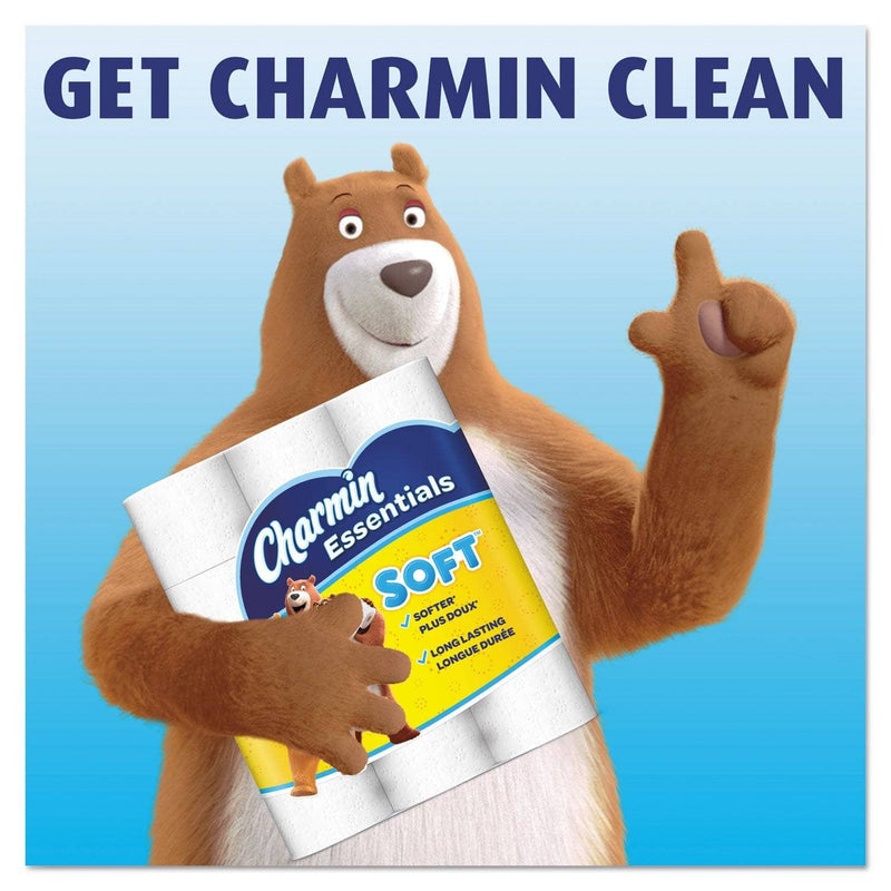 Charmin Essentials Soft Bathroom Tissue, Septic Safe, 2-Ply, White, 4 X 3.92, 200/Roll, 20 Roll/Pack - PGC96609 - TotalRestroom.com