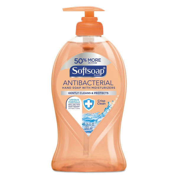 Softsoap Antibacterial Hand Soap, Crisp Clean, 11 1/4 Oz Pump Bottle  CPC44571EA