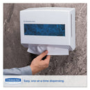 Kimberly-Clark Scottfold Compact Towel Dispenser, 13 3/10 X 13 1/2 X 10, Pearl White - KCC09217 - TotalRestroom.com