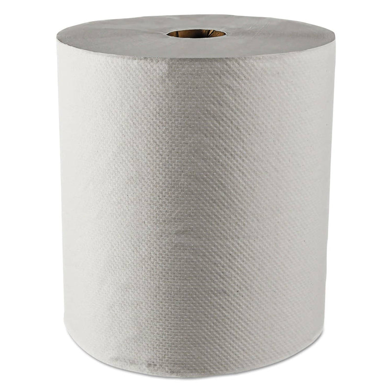 Scott Essential 100% Recycled Fiber Hard Roll Towel, 1.5" Core,White,8" X 800Ft, 12/Ct - KCC01052 - TotalRestroom.com