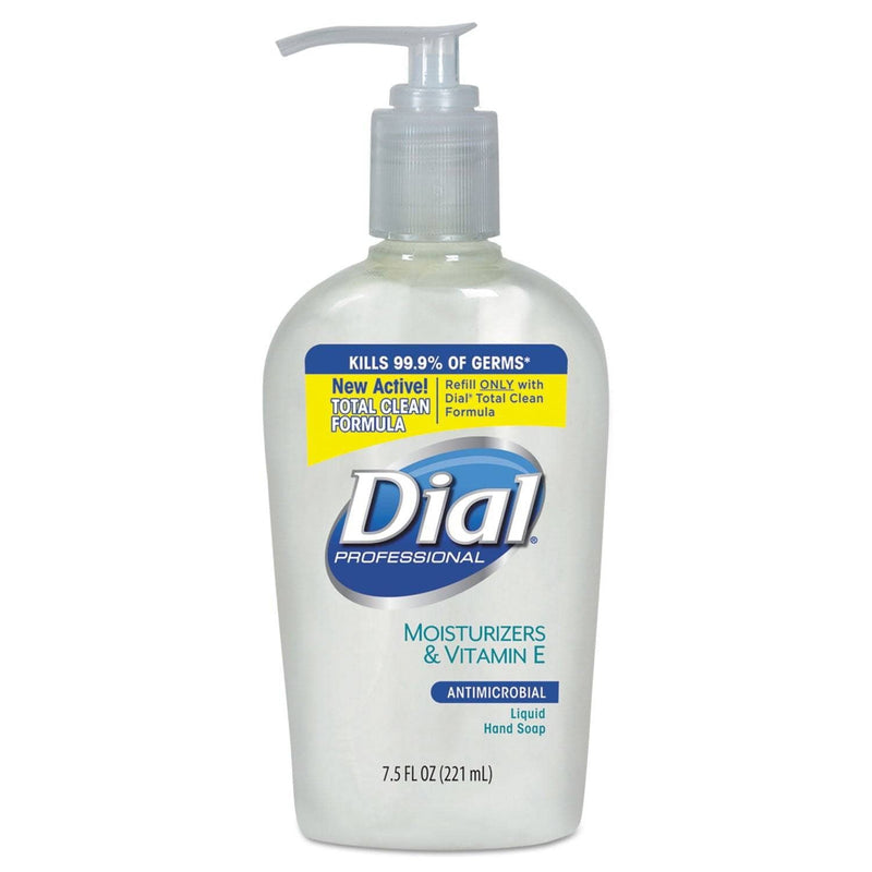 Dial Antimicrobial Soap With Moisturizers, 7.5Oz Decor Pump, 12/Carton - DIA84024 - TotalRestroom.com