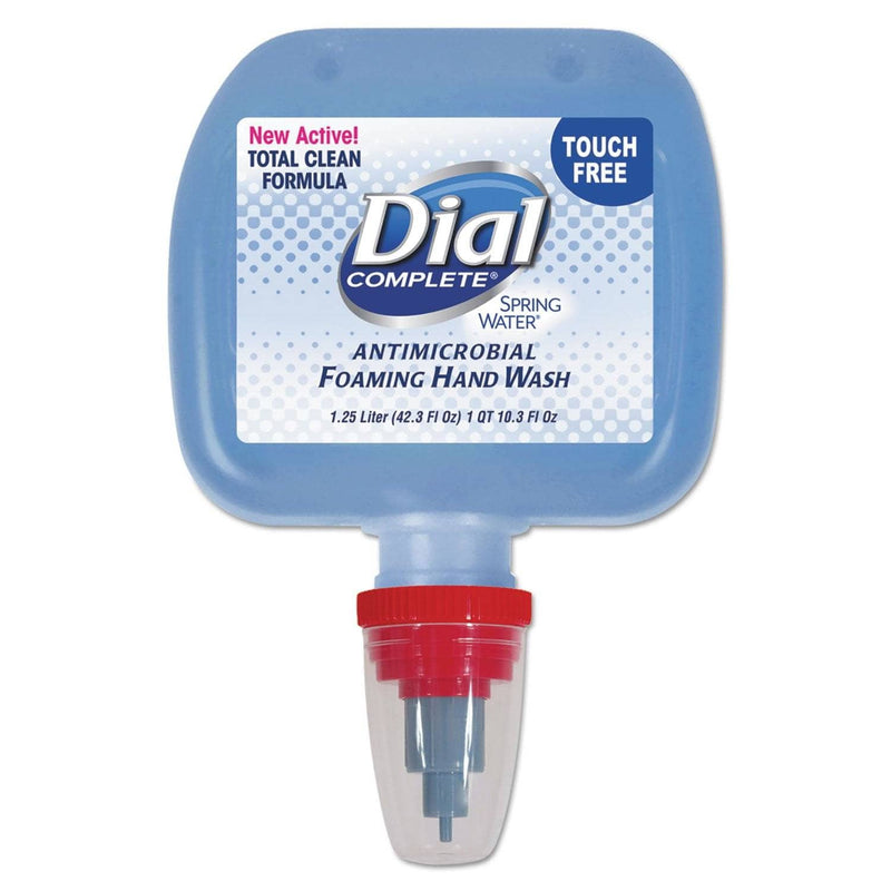 Dial Antimicrobial Foaming Hand Wash, 1.25 L, Spring Water - DIA13436EA - TotalRestroom.com