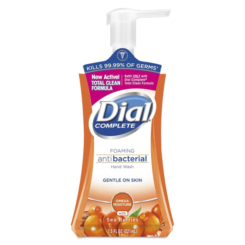 Dial Antibacterial Foaming Hand Wash, Sea Berries, 7.5 Oz Pump Bottle - DIA12014EA - TotalRestroom.com