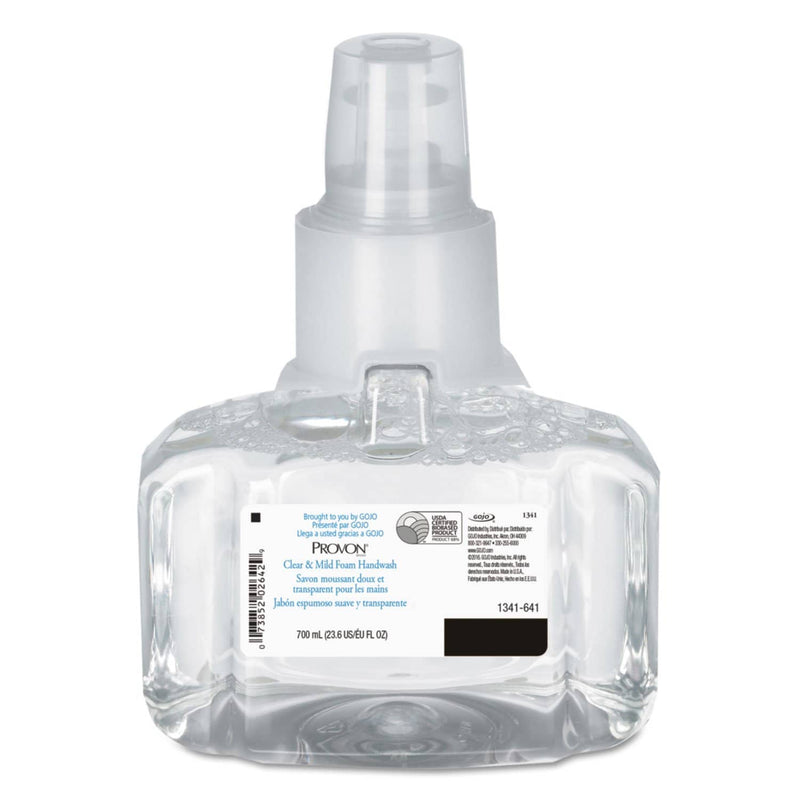 Provon Clear & Mild Foam Hand Wash, 700Ml Refill, Unscented, 3/Carton - GOJ134103 - TotalRestroom.com