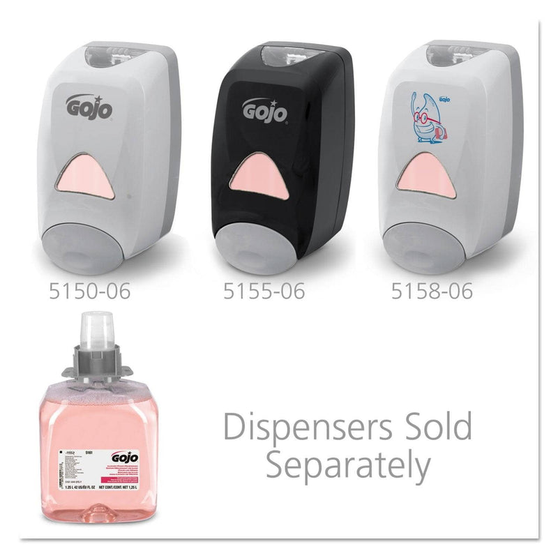 Gojo Fmx-12 Luxury Foam Hand Wash, Cranberry, Fmx-12 Dispenser, 1250Ml Pump - GOJ516103EA - TotalRestroom.com
