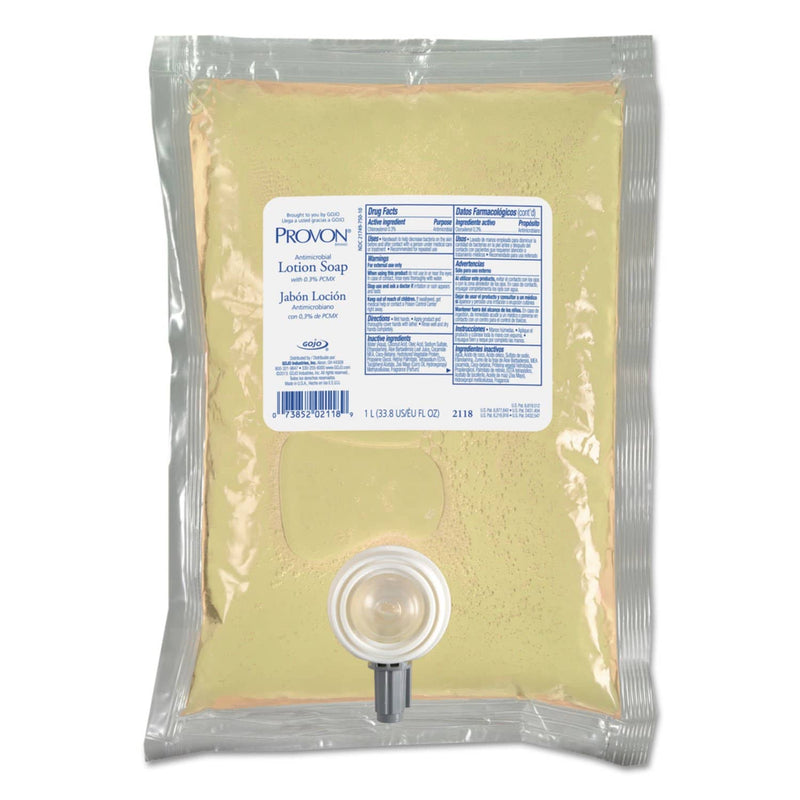 Provon Antimicrobial Lotion Soap, Floral Balsam, 1000Ml Refll, 8/Carton - GOJ211808