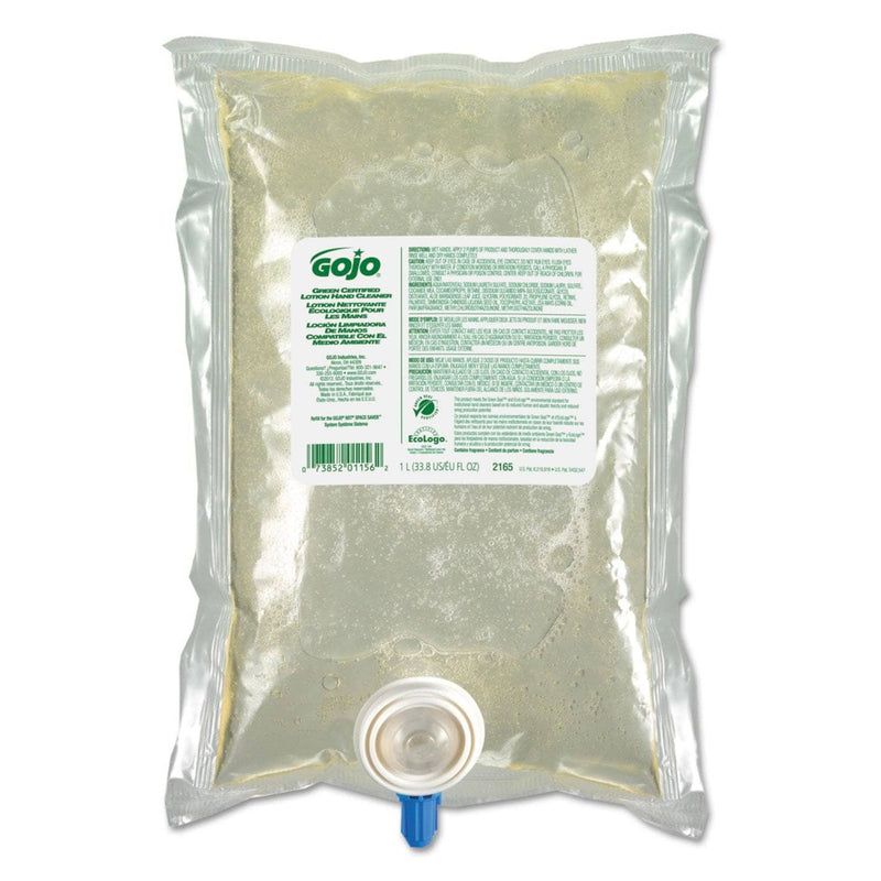 Gojo Nxt Green Seal Certified Hand Wash Refill, Unscented, 1000Ml, 8/Carton - GOJ216508CT - TotalRestroom.com