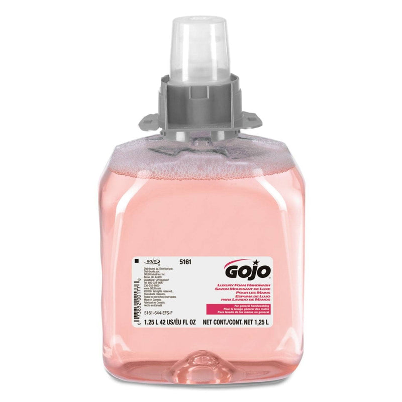 Gojo Fmx-12 Luxury Foam Hand Wash, Cranberry, Fmx-12 Dispenser, 1250Ml Pump - GOJ516103EA