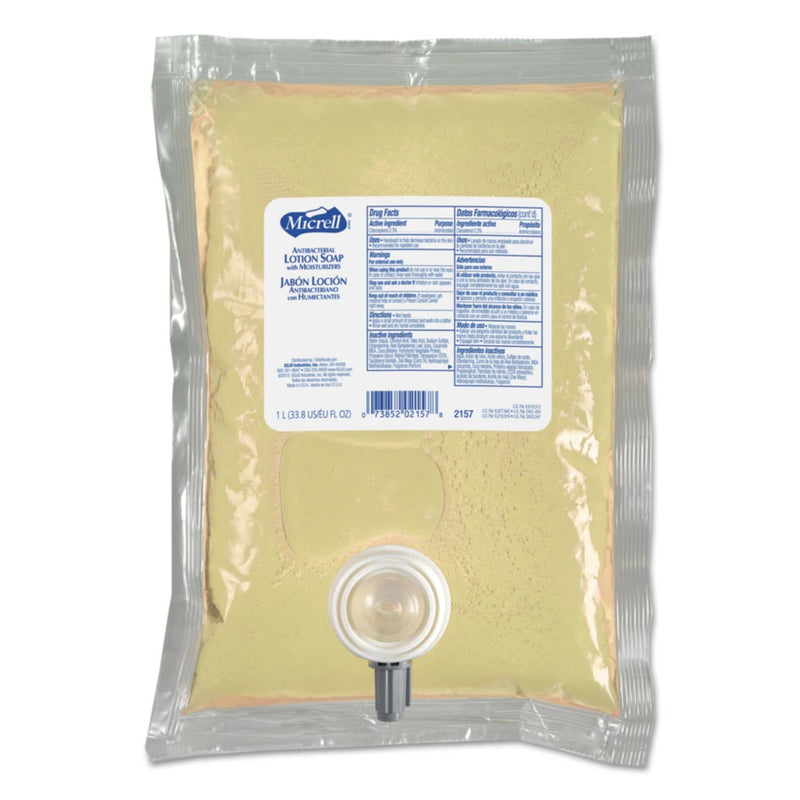 Micrell Nxt Antibacterial Lotion Soap Refill, Balsam Scent, 1000Ml, 8/Carton - GOJ215708CT - TotalRestroom.com