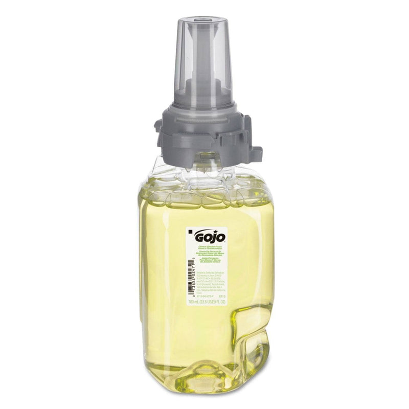 Gojo Foam Hand/Shower Wash, Citrus Ginger Scent, 700Ml Refill, 4/Carton - GOJ871304 - TotalRestroom.com