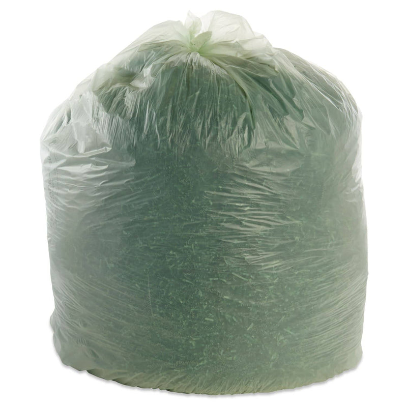Stout Ecosafe-6400 Bags, 64 Gal, 0.85 Mil, 48" X 60", Green, 30/Box - STOE4860E85 - TotalRestroom.com