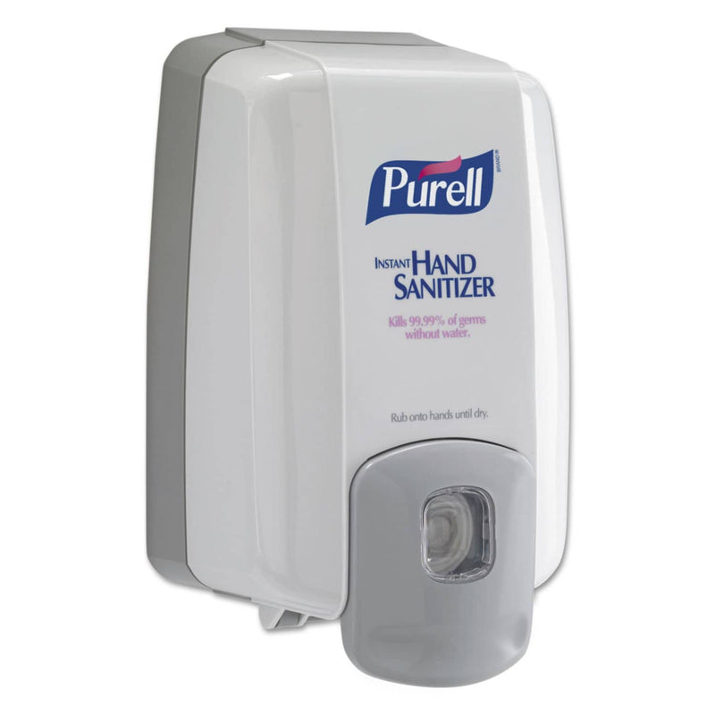 Purell Nxt Maximum Capacity Gel Hand Sanitizer Dispenser, 2000 Ml, 6.5" X 4.5" X 10.8", Dove Gray - GOJ222008 - TotalRestroom.com