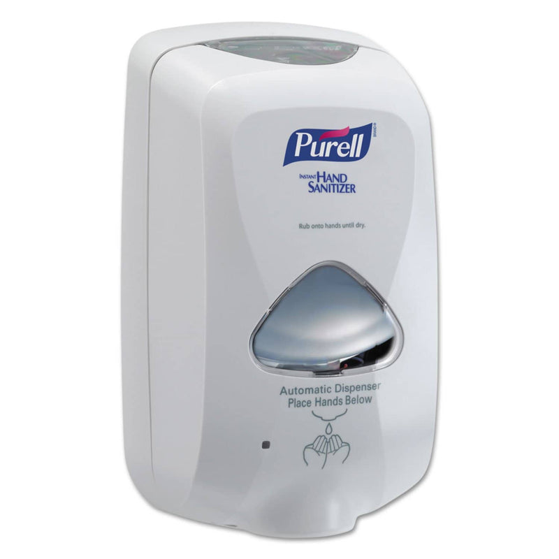 Purell TFX Touch Free Foam Hand Sanitizer Dispenser, 1200 Ml, 6.5" X 4.5" X 10.58", Dove Gray - GOJ272012 - TotalRestroom.com