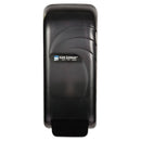San Jamar Oceans Universal Liquid Soap Dispenser, 800 Ml, 4.5" X 4.38" X 10.5", Black - SJMS890TBK - TotalRestroom.com