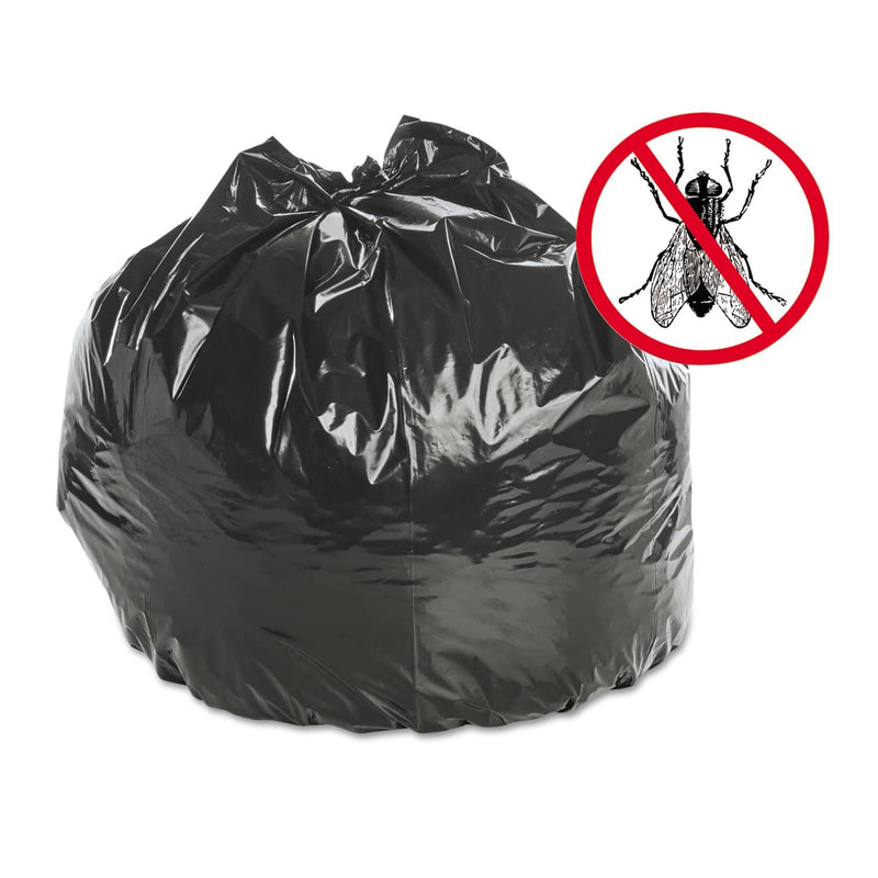 Stout Insect-Repellent Trash Bags, 30 Gal, 2 Mil, 33" X 40", Black, 90/Box - STOP3340K20 - TotalRestroom.com