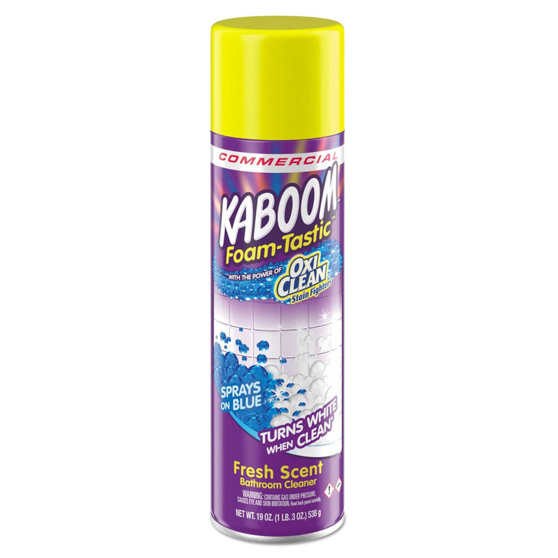 Kaboom Foamtastic Bathroom Cleaner, Fresh Scent, 19 Oz Spray Can, 8/Carton - CDC5703700071CT - TotalRestroom.com