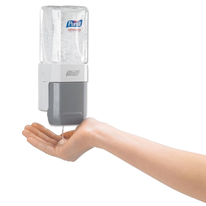 Purell ES Gel Hand Sanitizer Everywhere System, 450 Ml, 6.25" X 6.25" X 9.44", White/Gray - GOJ1450D8EA - TotalRestroom.com