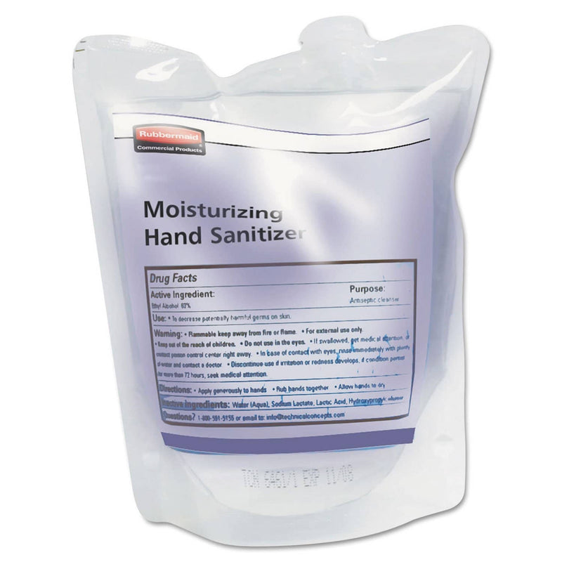 Rubbermaid Spray Moisturizing Hand Sanitizer Refill, Fragrance Free, 400Ml, 12/Carton - RCP450030CT - TotalRestroom.com