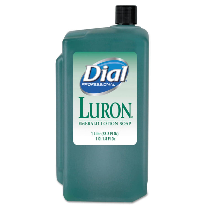Luron Emerald Lotion Soap, Lavender, Green, 1 L Refill, 8/Carton - DIA84050 - TotalRestroom.com