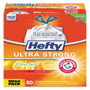 Hefty Ultra Strong Scented Tall White Kitchen Bags, 13 Gal, 0.9 Mil, 23.75" X 24.88", White, 240/Carton - PCTE84546CT - TotalRestroom.com
