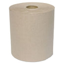 GEN Hardwound Roll Towels, 1-Ply, Kraft, 8" X 700 Ft, 6/Carton - GEN1826 - TotalRestroom.com