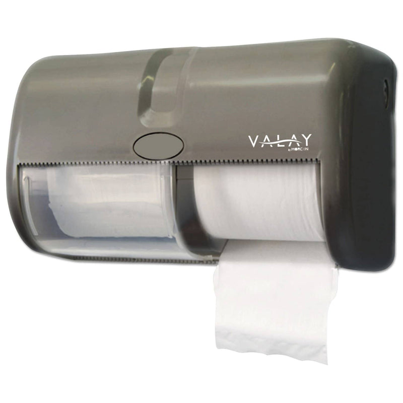 Morcon Valay Toilet Paper Dispenser, 11.5" X 6.5", Black - MORM1005 - TotalRestroom.com