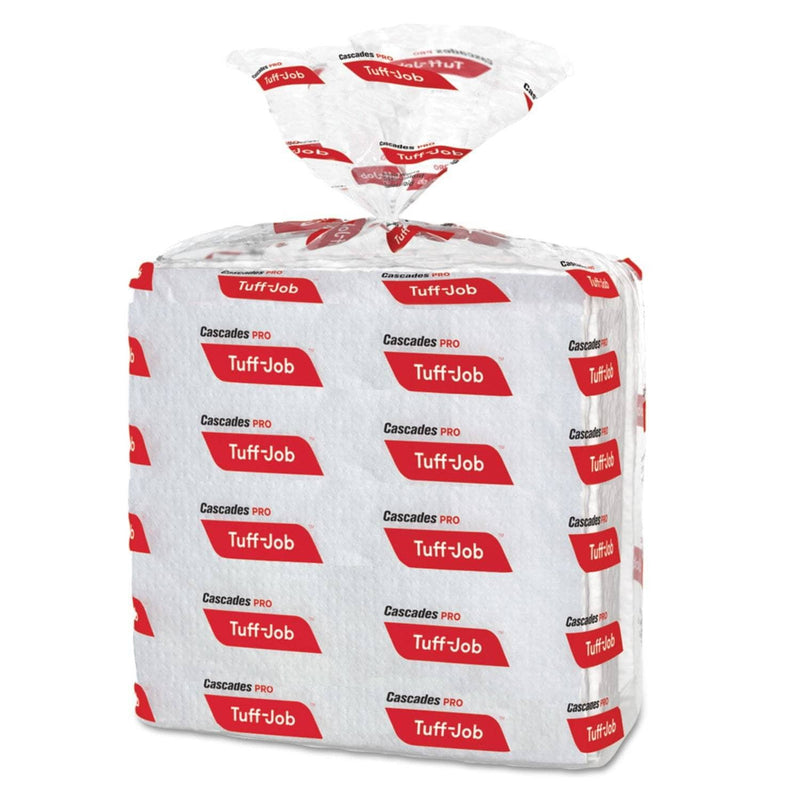 Cascades Tuff-Job S600 High Performance Wipers, 12 X 13, 50/Bag, 18 Bag/Carton - CSDW620 - TotalRestroom.com