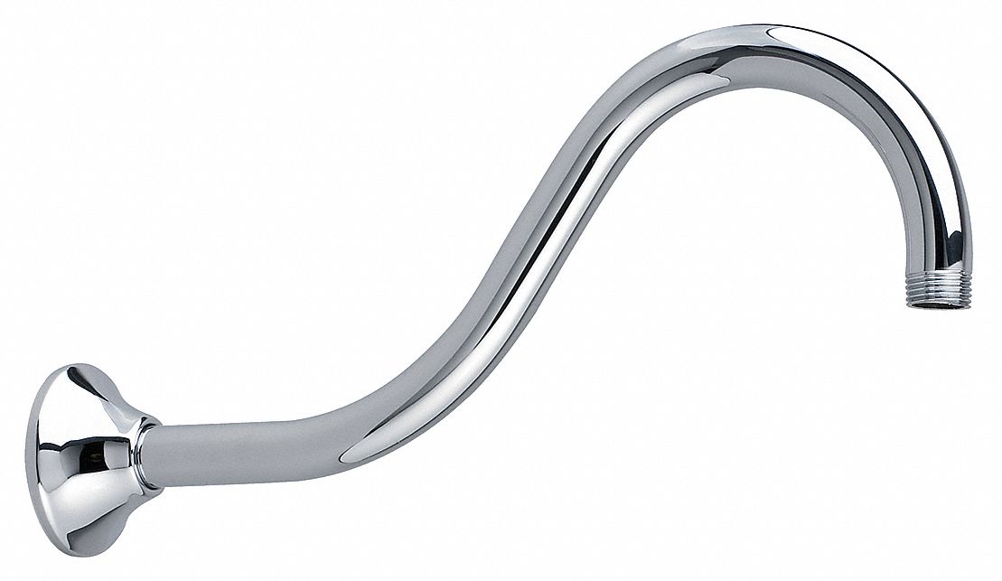 American Standard Shower Arm, Chrome Finish, For Use With Universal Fit - 1660198.002