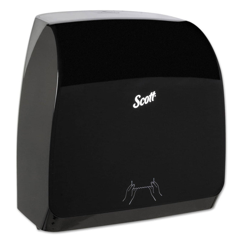 Scott Control Slimroll Manual Towel Dispenser, 12.63 X 10.2 X 16.13, Black - KCC47089 - TotalRestroom.com