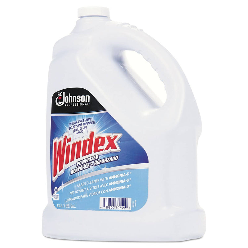 Windex Glass Cleaner With Ammonia-D, 1Gal Bottle - SJN696503EA - TotalRestroom.com