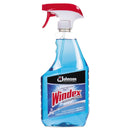 Windex Glass Cleaner With Ammonia-D, 32Oz Capped Bottle With Trigger - SJN695237EA - TotalRestroom.com