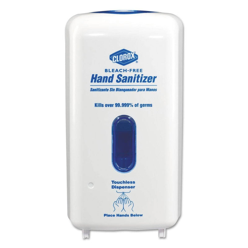 Clorox Touchless Hand Sanitizer Dispenser, 1 Liter, 7.25" X 5" X 13.13", White, 4/Carton - CLO30242CT - TotalRestroom.com
